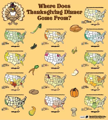 Mapping Thanksgiving
